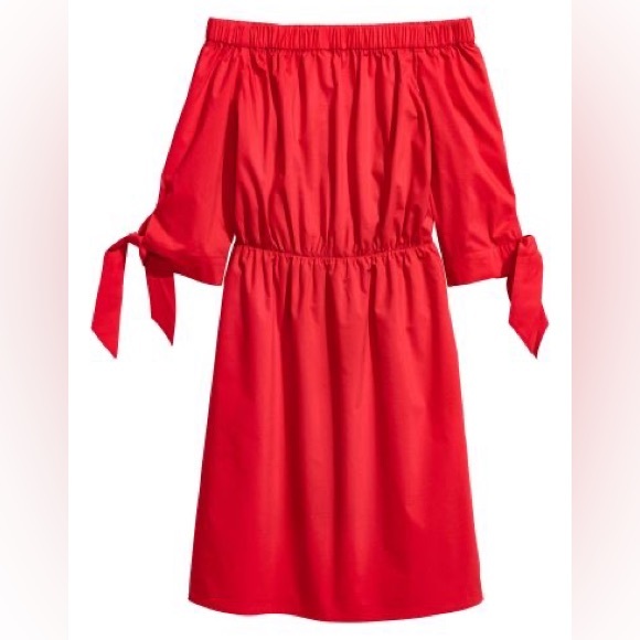 H&M - Off-the-Shoulder Dress - Picture 6 of 7